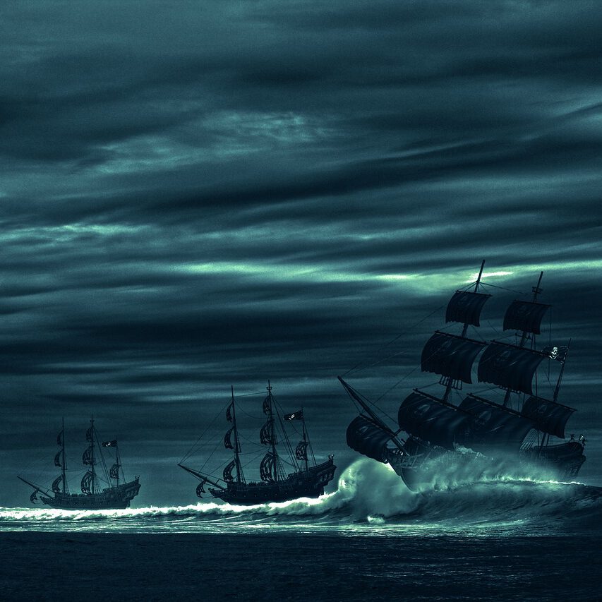 ocean, sea, boat, pirate, pirate ship, picture, storm, cloud covered, grey sky, waves, side, nature, pirate, pirate, pirate, pirate, pirate, pirate ship, pirate ship, pirate ship, pirate ship
